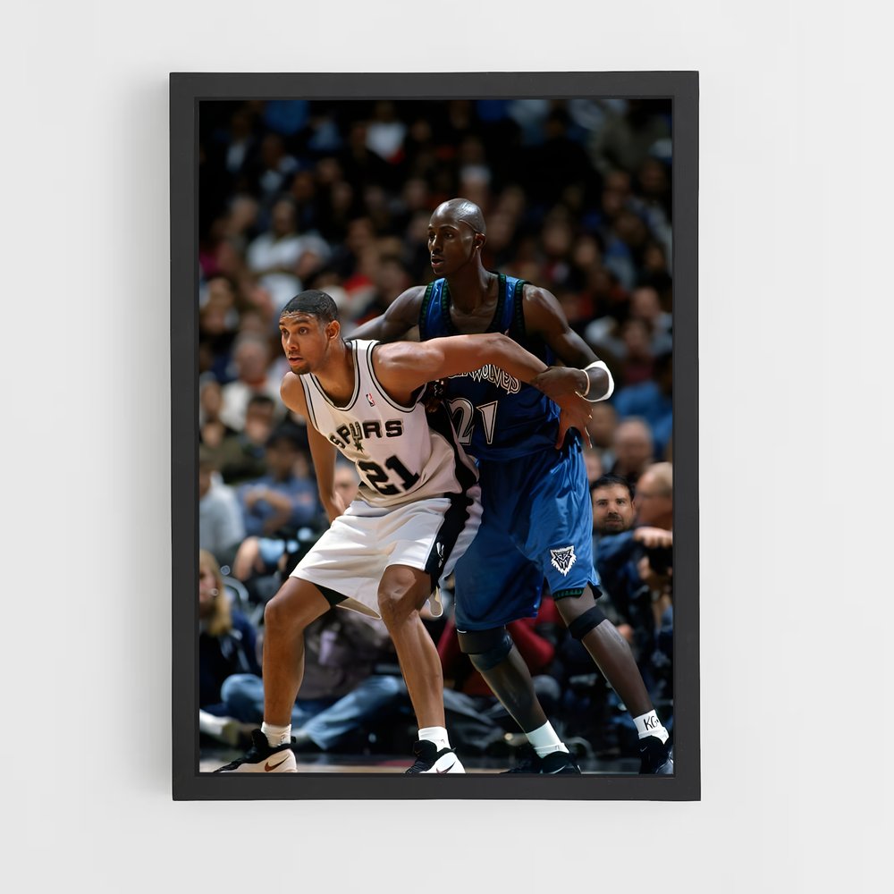 Poster L'Héritage de Tim Duncan – affiche Basketball (vue 2)